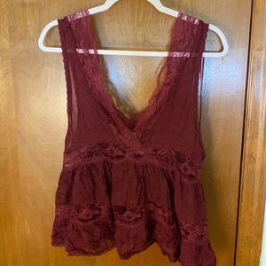 Intimately Free People Laced Blouse